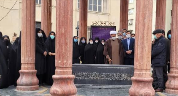 تجدید بیعت مدیران و کارکنان مرکز ارتباطات مردمی با آرمان‌های امام(ره) و شهدا در چهل‌وسومین سالگرد فجر انقلاب اسلامی