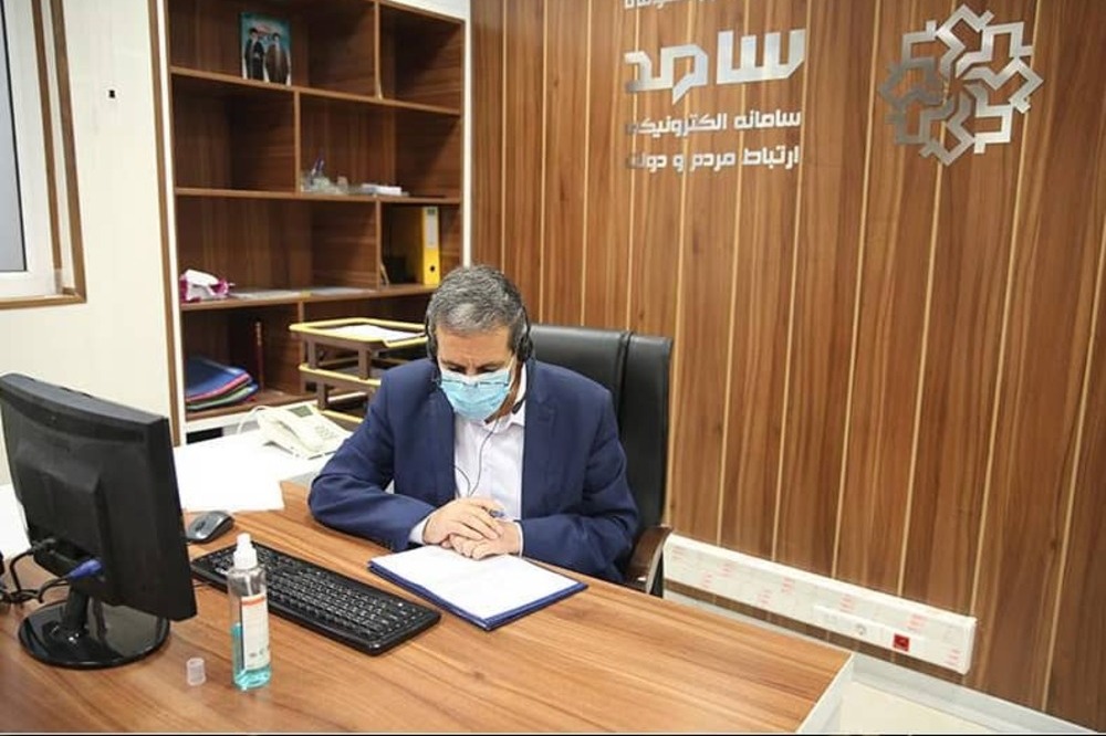 پاسخگویی استاندار بوشهر به تماس‌های شهروندان